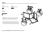 Предварительный просмотр 6 страницы Backyard Creations Ellington 2721196 Assembly Instructions Manual