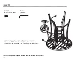 Предварительный просмотр 10 страницы Backyard Creations Ellington 2721196 Assembly Instructions Manual