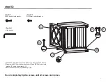 Предварительный просмотр 7 страницы Backyard Creations Ellington FSS60639R Assembly Instructions Manual