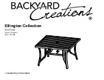 Backyard Creations Ellington FTS61288 Assembly Instructions Manual preview