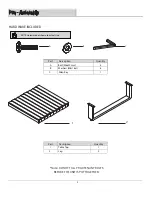 Предварительный просмотр 4 страницы Backyard Creations Sydney Point 272-1914 Assembly Instructions Manual