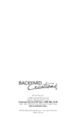 Preview for 4 page of Backyard Creations UMB-933040 Assembly & Care Instructions