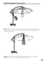 Предварительный просмотр 7 страницы Backyard Creations UMB-952210 Assembly & Care Instructions