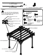 Preview for 23 page of Backyard Discovery 10x10 ABILENE PERGOLA Owner'S Manual & Assembly Instructions