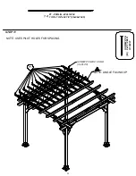 Preview for 24 page of Backyard Discovery 10x10 ABILENE PERGOLA Owner'S Manual & Assembly Instructions