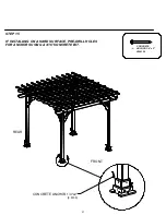 Preview for 28 page of Backyard Discovery 10x10 ABILENE PERGOLA Owner'S Manual & Assembly Instructions