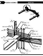 Preview for 20 page of Backyard Discovery 10x12 BRINDLEWOOD GAZEBO Owner'S Manual & Assembly Instructions