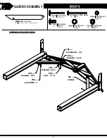 Preview for 22 page of Backyard Discovery 10x12 BRINDLEWOOD GAZEBO Owner'S Manual & Assembly Instructions