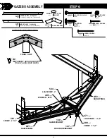 Preview for 23 page of Backyard Discovery 10x12 BRINDLEWOOD GAZEBO Owner'S Manual & Assembly Instructions