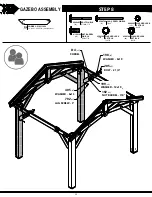 Preview for 25 page of Backyard Discovery 10x12 BRINDLEWOOD GAZEBO Owner'S Manual & Assembly Instructions