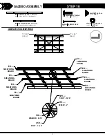 Preview for 27 page of Backyard Discovery 10x12 BRINDLEWOOD GAZEBO Owner'S Manual & Assembly Instructions