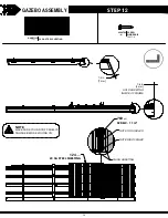 Preview for 29 page of Backyard Discovery 10x12 BRINDLEWOOD GAZEBO Owner'S Manual & Assembly Instructions