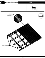 Preview for 30 page of Backyard Discovery 10x12 BRINDLEWOOD GAZEBO Owner'S Manual & Assembly Instructions