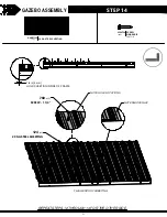 Preview for 31 page of Backyard Discovery 10x12 BRINDLEWOOD GAZEBO Owner'S Manual & Assembly Instructions