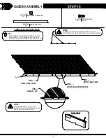 Preview for 32 page of Backyard Discovery 10x12 BRINDLEWOOD GAZEBO Owner'S Manual & Assembly Instructions