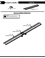 Preview for 37 page of Backyard Discovery 10x12 BRINDLEWOOD GAZEBO Owner'S Manual & Assembly Instructions