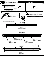 Preview for 38 page of Backyard Discovery 10x12 BRINDLEWOOD GAZEBO Owner'S Manual & Assembly Instructions