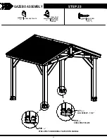 Preview for 40 page of Backyard Discovery 10x12 BRINDLEWOOD GAZEBO Owner'S Manual & Assembly Instructions