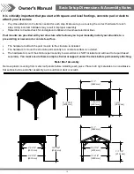 Preview for 10 page of Backyard Discovery 12 x 10 ARLINGTON Owner'S Manual & Assembly Instructions