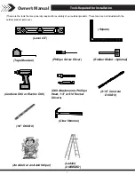 Предварительный просмотр 9 страницы Backyard Discovery 12x10 BROOKDALE GAZEBO Owner'S Manual & Assembly Instructions