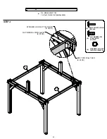 Предварительный просмотр 22 страницы Backyard Discovery 12x10 BROOKDALE GAZEBO Owner'S Manual & Assembly Instructions