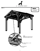 Предварительный просмотр 39 страницы Backyard Discovery 12x10 BROOKDALE GAZEBO Owner'S Manual & Assembly Instructions