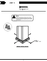 Preview for 26 page of Backyard Discovery 14x10 BROCKTON PERGOLA Owner'S Manual & Assembly Instructions