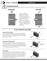 Предварительный просмотр 10 страницы Backyard Discovery 1905023B Owner'S Manual & Assembly Instructions