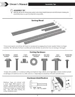 Предварительный просмотр 11 страницы Backyard Discovery 1905023B Owner'S Manual & Assembly Instructions