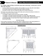 Предварительный просмотр 7 страницы Backyard Discovery 2102569 Owner'S Manual & Assembly Instructions