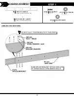 Предварительный просмотр 19 страницы Backyard Discovery 2102569 Owner'S Manual & Assembly Instructions