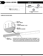 Предварительный просмотр 20 страницы Backyard Discovery 2102569 Owner'S Manual & Assembly Instructions