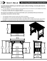 Предварительный просмотр 10 страницы Backyard Discovery 2104617 Owner'S Manual & Assembly Instructions