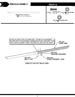 Предварительный просмотр 21 страницы Backyard Discovery 2105027B Assembly Manual