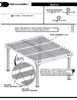 Предварительный просмотр 22 страницы Backyard Discovery 2105027B Assembly Manual