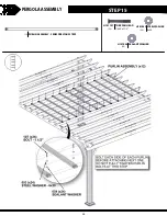 Предварительный просмотр 24 страницы Backyard Discovery 2105027B Assembly Manual