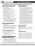 Предварительный просмотр 8 страницы Backyard Discovery 6613 Owner'S Manual & Assembly Instructions