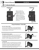 Предварительный просмотр 10 страницы Backyard Discovery 6613 Owner'S Manual & Assembly Instructions
