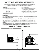 Предварительный просмотр 12 страницы Backyard Discovery 6613 Owner'S Manual & Assembly Instructions