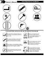 Preview for 9 page of Backyard Discovery ABERDEEN ARBOR 1905610 Owner'S Manual & Assembly Instructions