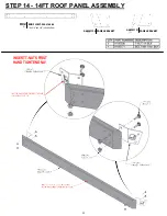 Предварительный просмотр 33 страницы Backyard Discovery Barrington 2206137 Assembly Instructions Manual