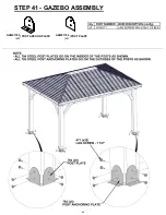 Предварительный просмотр 68 страницы Backyard Discovery Barrington 2206137 Assembly Instructions Manual