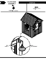 Предварительный просмотр 73 страницы Backyard Discovery BEACON HEIGHTS 2102323 Assembly Instructions Manual