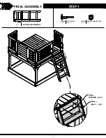 Предварительный просмотр 74 страницы Backyard Discovery BEACON HEIGHTS 2102323 Assembly Instructions Manual