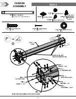 Preview for 20 page of Backyard Discovery CABANA 2004511 Owner'S Manual & Assembly Instructions