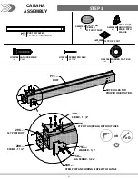 Preview for 21 page of Backyard Discovery CABANA 2004511 Owner'S Manual & Assembly Instructions