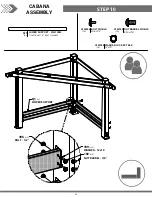 Preview for 28 page of Backyard Discovery CABANA 2004511 Owner'S Manual & Assembly Instructions