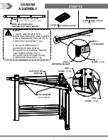 Preview for 31 page of Backyard Discovery CABANA 2004511 Owner'S Manual & Assembly Instructions