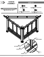 Preview for 32 page of Backyard Discovery CABANA 2004511 Owner'S Manual & Assembly Instructions