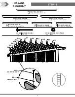 Preview for 34 page of Backyard Discovery CABANA 2004511 Owner'S Manual & Assembly Instructions